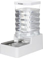 RIZZARI Stainless Steel Pet Water Feeder: 10L Gravity Waterer by RIZZARI