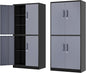 71” Metal Storage Cabinet-Lockable File Garage Tool Cabinets by Fesbos