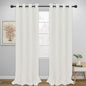Easy-Going Blackout Curtains for Bedroom, Solid Thermal Insulated Grommet and by Easy-Going