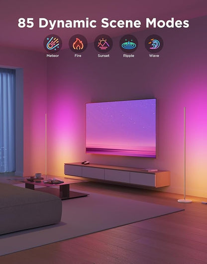 Govee RGBIC Floor Lamp Basic, LED Corner Lamp Works - Image 4