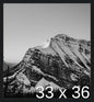 Frame It Easy 33 x 36 Black Wood Frame by FrameItEasy