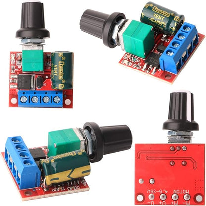 Gebildet 3pcs Mini DC Motor PWM Speed Controller, DC 5V-35V 5A Speed Adjustable - Image 2