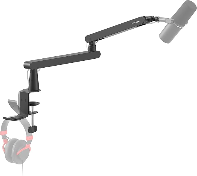 IXTECH Mic Boom Arm Stand LP Microphone Stand Low Profile Microphone Arm by I-XTECH