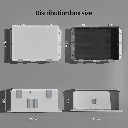 Namunanee Outdoor Electrical Junction Box, ABS Water Resistant Enclosure - Image 3