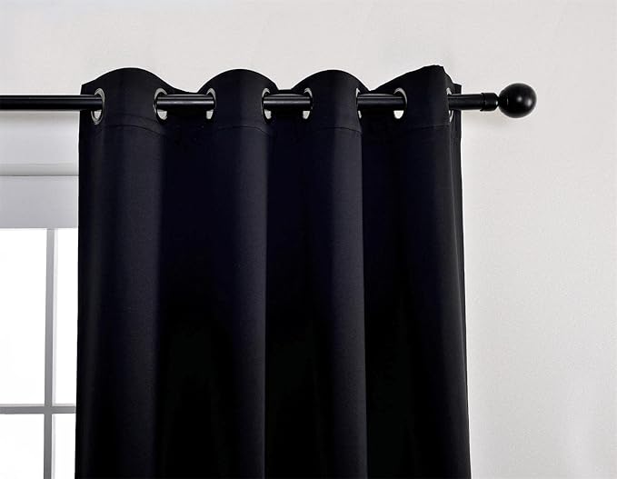 MIUCO Room Darkening Grommet Thermal Insulated Blackout Window Curtains Panels - Image 6