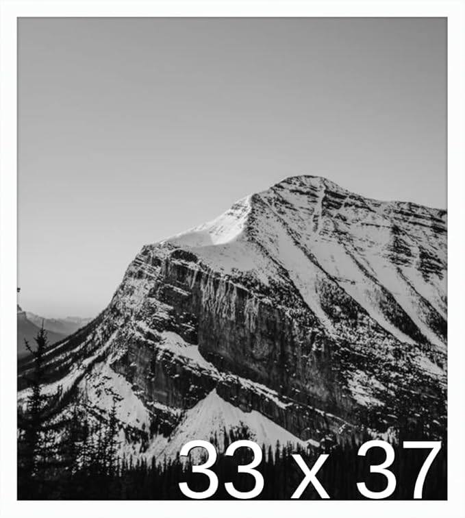 Frame It Easy 33 x 37 White Wood Frame by FrameItEasy