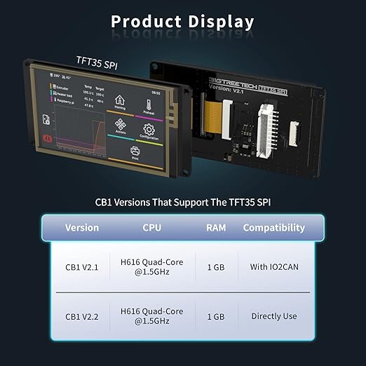 BIGTREETECH TFT35 SPI V2.1 Graphic Smart Display Compatible BTT Manta - Image 6