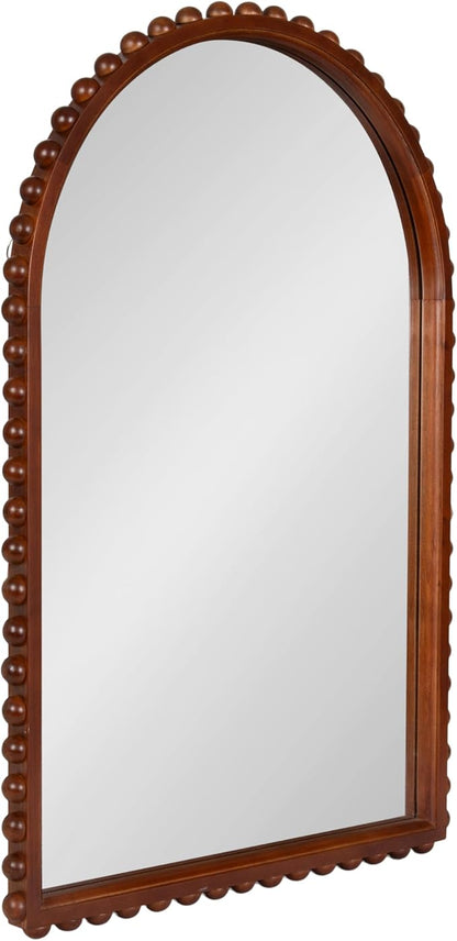 Kate and Laurel Beadbrook Modern Beaded Arched Mirror by KateandLaurel