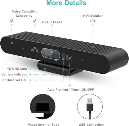 RayBit 4K Pro Audio and Video Conference Room Camera - Image 6