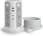 Long Extension Cord 10FT 1625W|13A by PASSUSSurgeProtectorTower