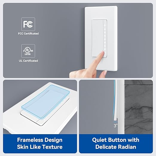 ELEGRP Dimmer Switch, Digital Dimmer Light Switch - Image 2