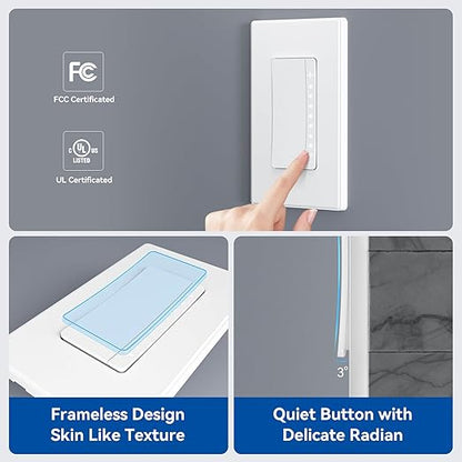 ELEGRP Dimmer Switch, Digital Dimmer Light Switch - Image 2