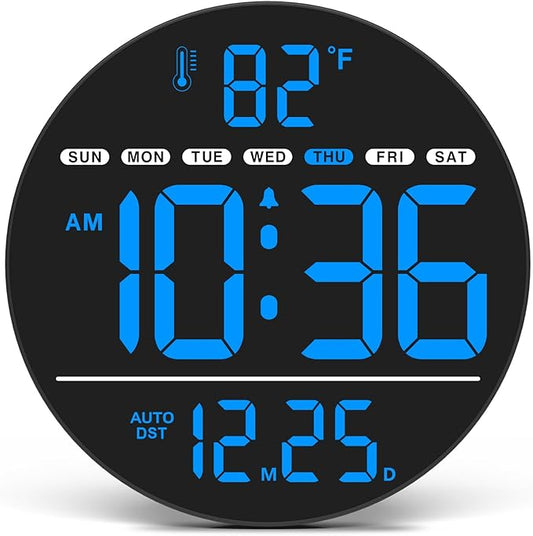 WallarGe Large Digital Wall Clock by WallarGe