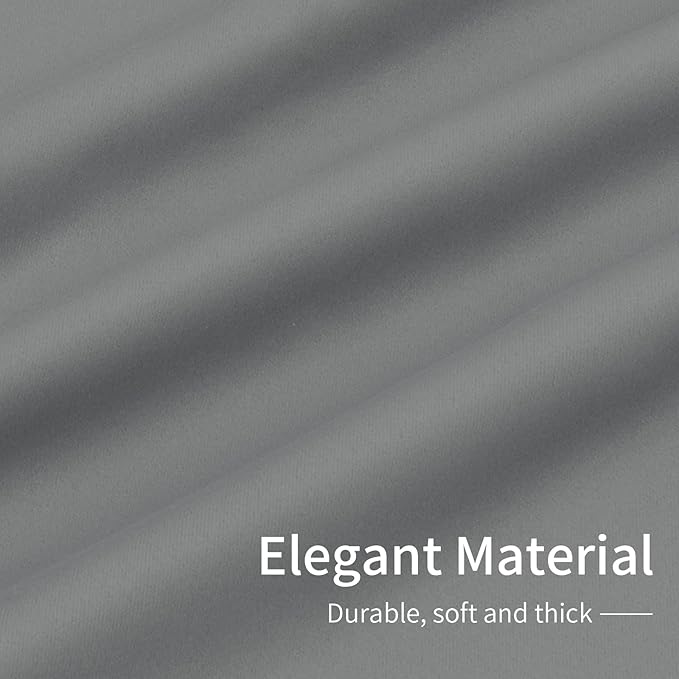 Easy-Going Blackout Curtains for Bedroom, Solid Thermal Insulated Grommet and - Image 6