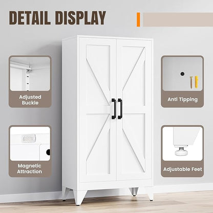 Yizosh Metal Storage Cabinet - Image 4