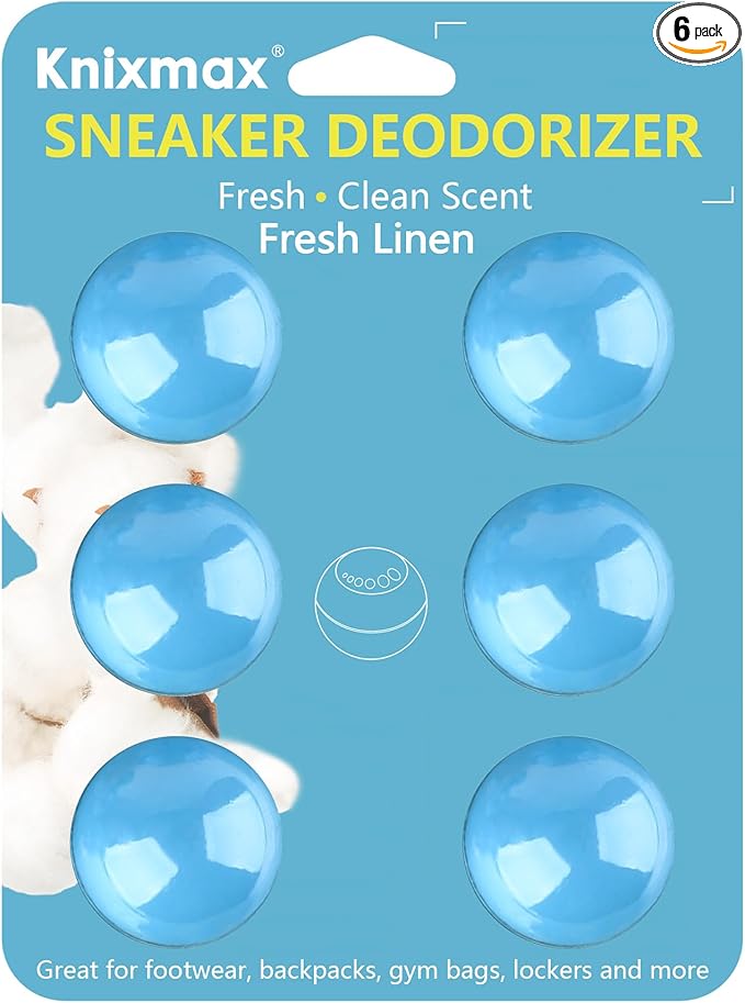 Knixmax Shoe Deodorizer Balls, Boot Deodorizing Shoe Odor Eater Ball Sneaker by Knixmax