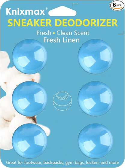Knixmax Shoe Deodorizer Balls, Boot Deodorizing Shoe Odor Eater Ball Sneaker by Knixmax