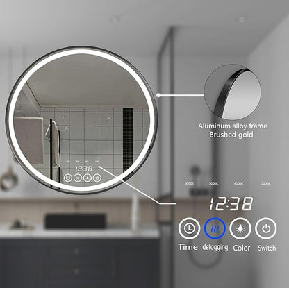 Wall-Mounted Round Bathroom Mirror - Image 5