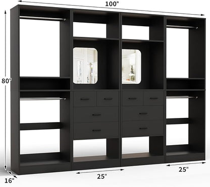 Unikito 100” Closet System - Image 7