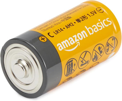 Amazon Basics 24-Pack C Cell Alkaline All-Purpose Batteries, 1.5 Volt, 5-Year - Image 3