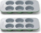 Caraway Nonstick Ceramic 6 Cup Muffin Pan Duo – Non-Toxic, PTFE & PFOA Free – by Caraway