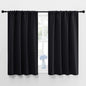 NICETOWN Black Blackout Curtains and Drapes 48 inches Long, Privacy RV Draperies by NICETOWN