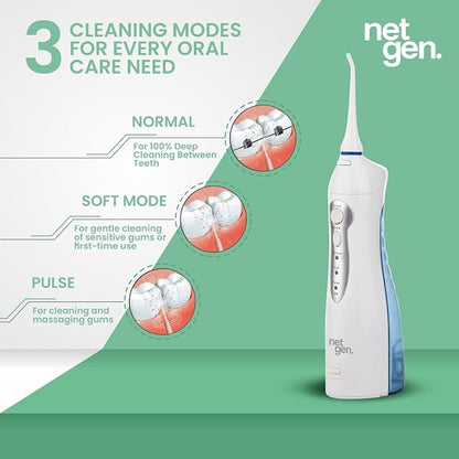 Cordless Water Dental Flosser for Teeth & Gums, Portable Electric Oral Irrigator - Image 2