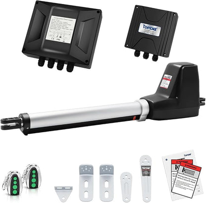 TOPENS AT6131 Single Swing Gate Opener Medium Duty Automatic Gate Motor by TOPENS