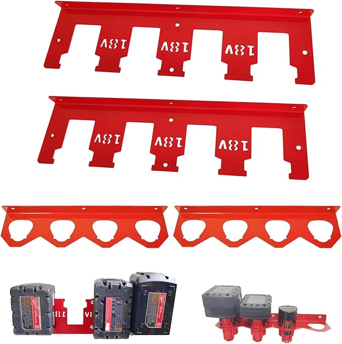 Metal Battery Holder Organizer Mount Fit by Unknown