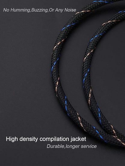 JORZOR Audiophile RCA to 2RCA Subwoofer Cable, 1 RCA Male to 2 RCA Male Audio - Image 4
