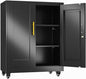 35" H Metal Garage Storage Cabinet, Rolling Tool Cabinet by erosoei