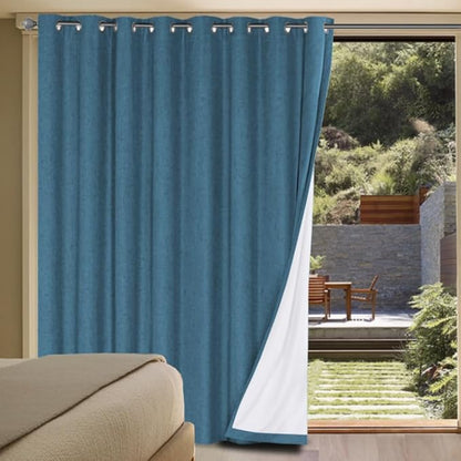 H.VERSAILTEX Linen Blackout Curtains Durable Thick Textured Linen Look 100% by HVERSAILTEX