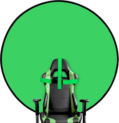 Portable Green Screen Chair, 57 in Greenscreen Backdrop by PhotoStudio%E2%80%BABackgrounds