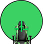 Portable Green Screen Chair, 57 in Greenscreen Backdrop by PhotoStudio%E2%80%BABackgrounds