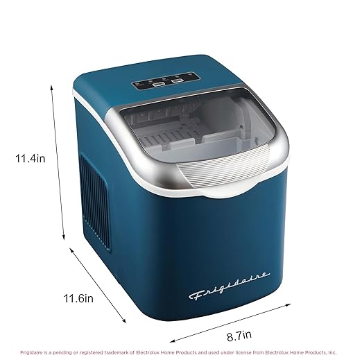 FRIGIDAIRE Retro Compact Ice Maker Machine, Bullet Ice, 26 lb per Day - Image 5