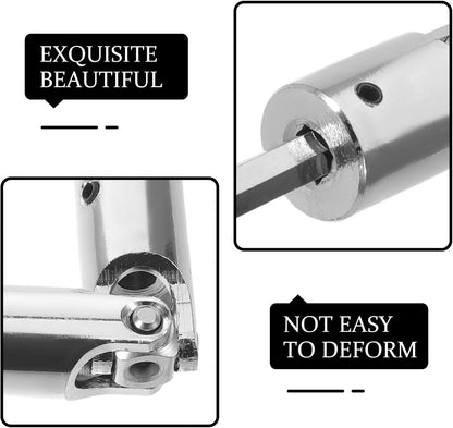 BESTOYARD Universal Joint Coupler for Awnings and Shutters, Aluminium Alloy Shaft Coupling with Smooth Operation and Silent Performance, Compact Structure Suitable for Patios and Workplaces
