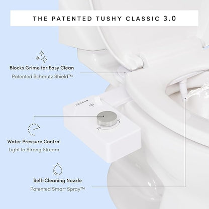TUSHY Classic 3.0 Bidet | Slim Universal Toilet Seat Attachment. Simple Install - Image 7