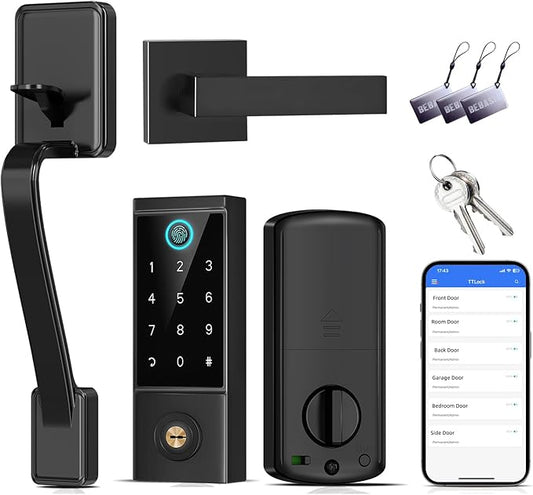BEBASIA Heavy Duty Fingerprint Smart Door Lock by BEBASIADoorLock