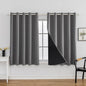 Anytime 100% Blackout Curtain 2 Panels Set, Thermal Insulated Window Drapes by Anytime