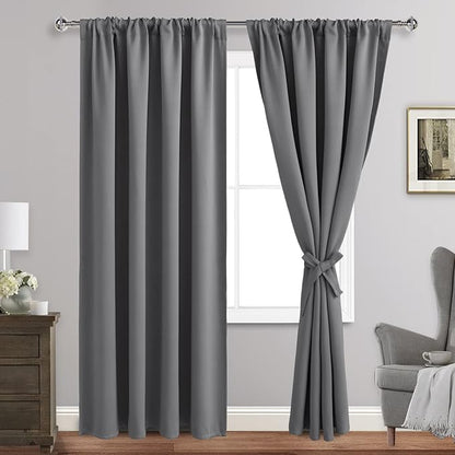 JIUZHEN Blackout Curtains for Bedroom by JIUZHEN