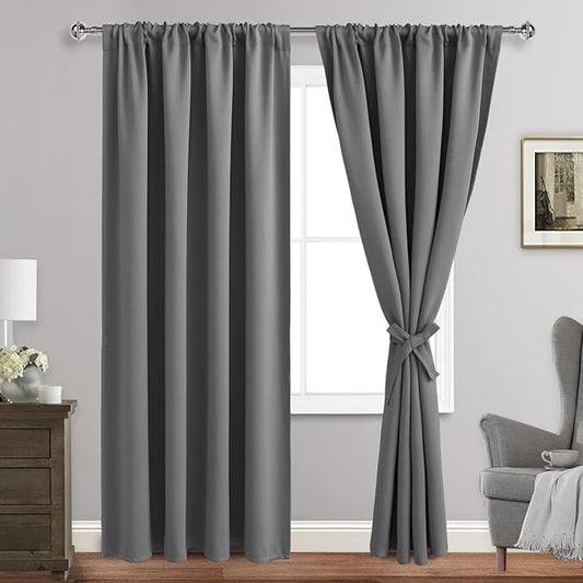 JIUZHEN Blackout Curtains for Bedroom by JIUZHEN
