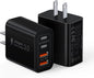 4-Port USB C Wall Charger Block, Fast Type C Power Brick Charging Cube Power by Dulums