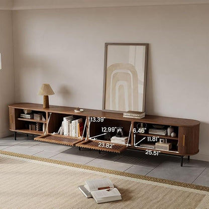POVISON Sliding Tambour Door TV Stand - Image 4