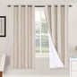 H.VERSAILTEX 72 inch Blackout Curtains, 100% Absolutely Blackout Thermal by HVERSAILTEX