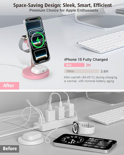3 in 1 Wireless Charging Station - Image 5
