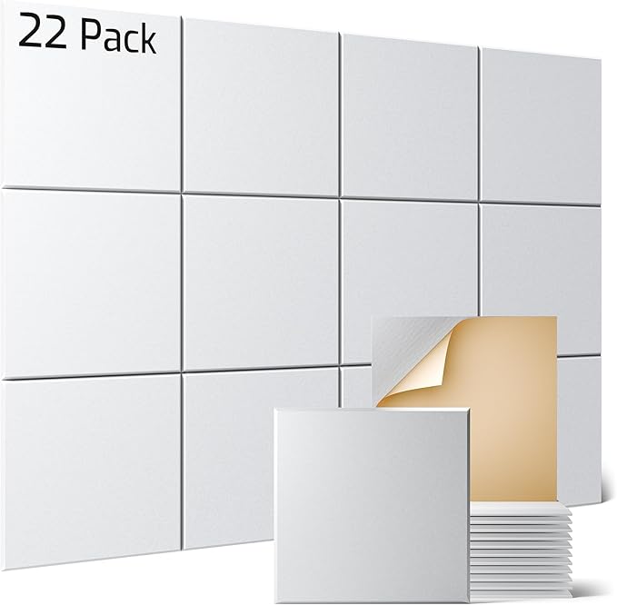 Sonicism 22 Pack Acoustic Wall Panels by Sonicism