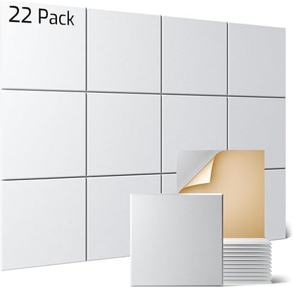 Sonicism 22 Pack Acoustic Wall Panels by Sonicism