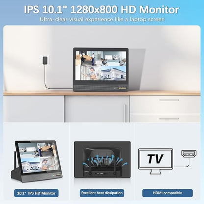 【All-in-One Security System】 Outdoor Wireless Security Camera System, Home - Image 2
