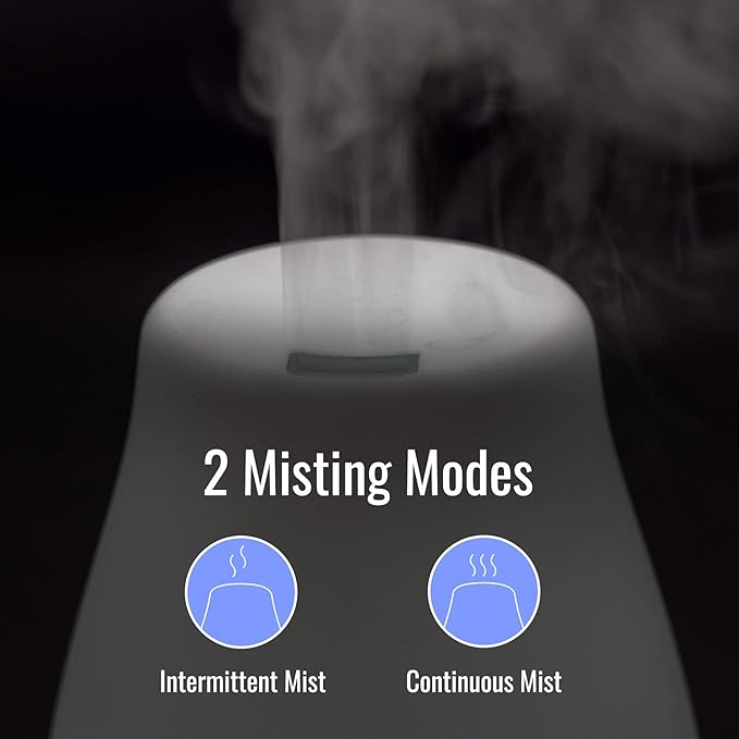 HealthSmart Essential Oil Diffuser, Cool Mist Humidifier and Aromatherapy - Image 3