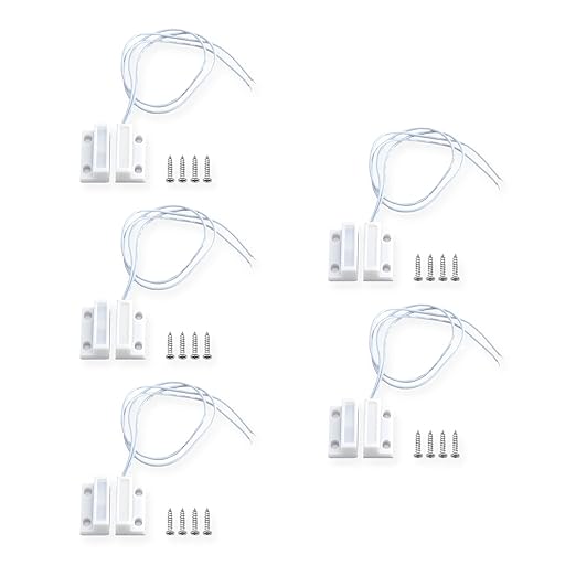 VictorsHome Magnetic Reed Switch NO Surface Mount Wired Door Window Contact by VictorsHome